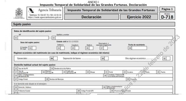 impuesto temporal de solidaridad