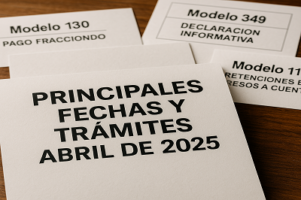 Calendario del contribuyente abril 2025