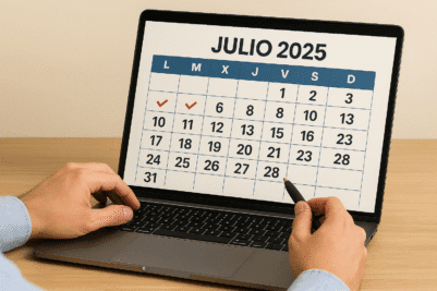 Calendario del contribuyente Julio 2025