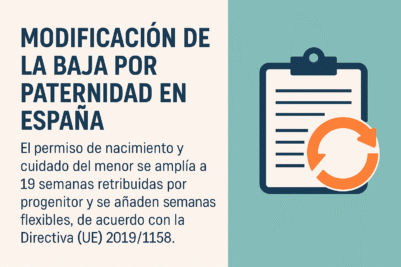 Modificación baja de paternidad 