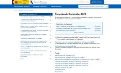 Calendario del contribuyente julio 2024 2 Disponibles los datos fiscales del Impuesto sobre Sociedades del ejercicio 2022