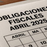 Calendario del contribuyente abril 2025