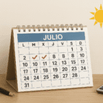 Calendario del contribuyente julio 2025